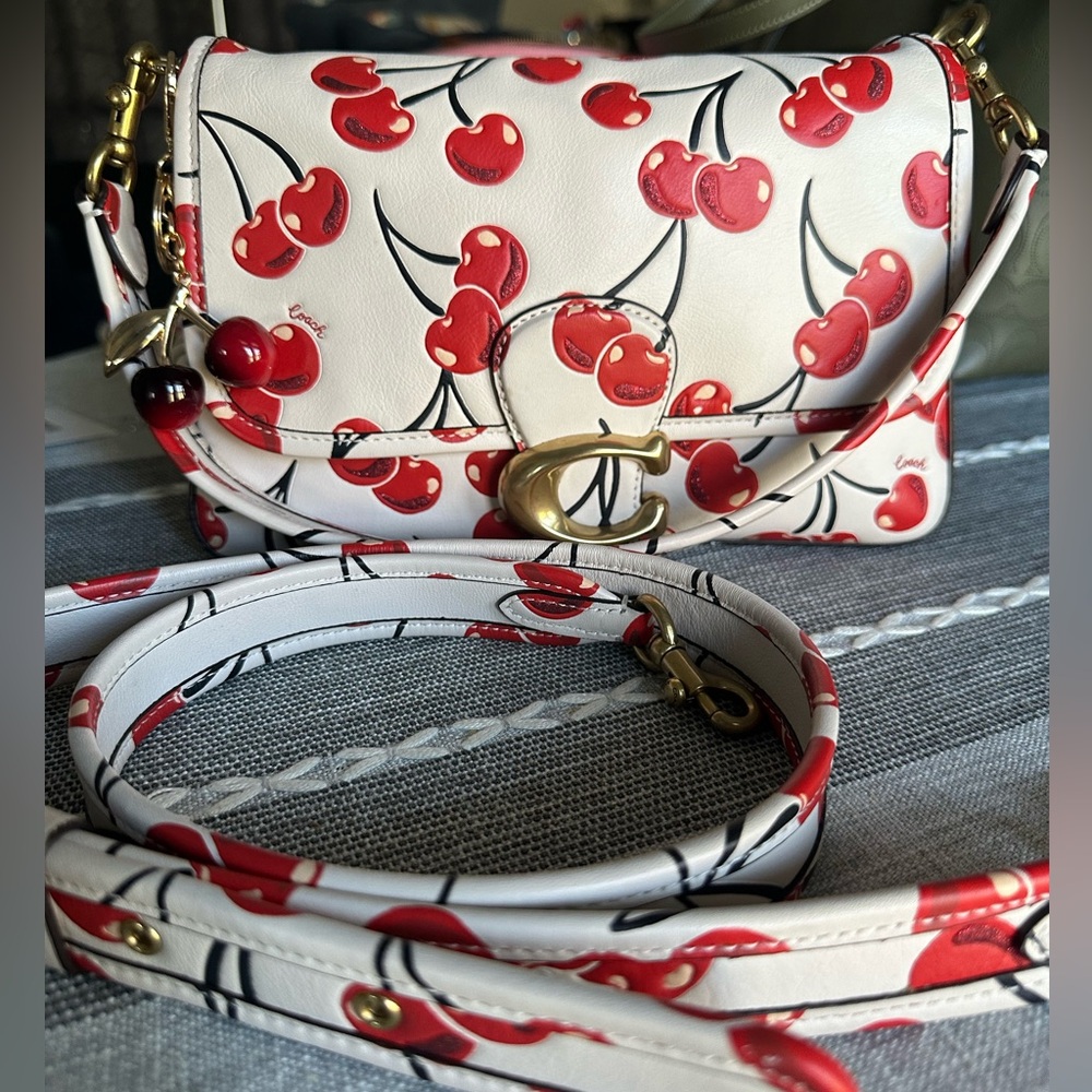 Coach Soft Tabby With Cherry Print